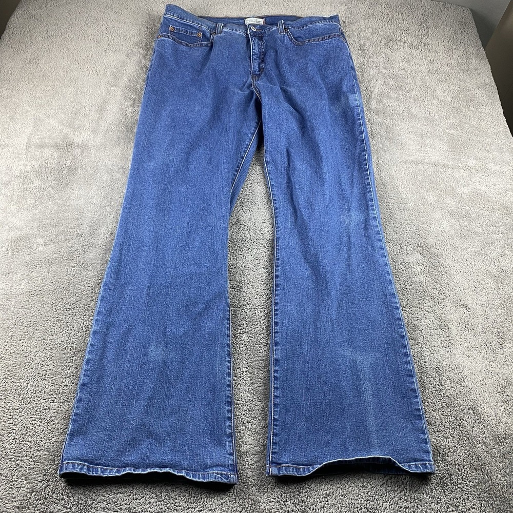 Levis 512 Perfectly Slimming Boot Cut Jean Womens 20 M Blue Medium Wash Mid Rise
